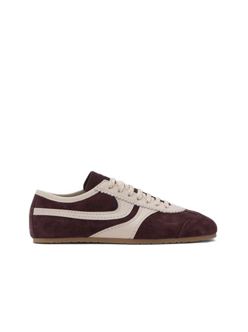 Suede sneakers DRIES VAN NOTEN | 262-021700-0132402 DARK PURPLE